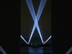 demostración del laser