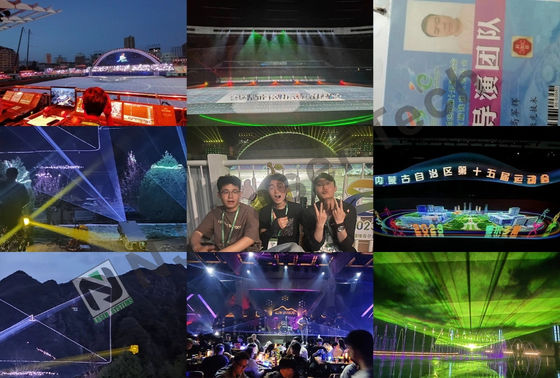 1000mW Laser Show con módulo de escáner XY de alta velocidad y sistema de enfriamiento