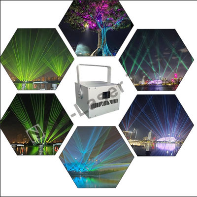 Rango de temperatura 10°C-35°C Espectáculo láser brillante con iluminación RGB