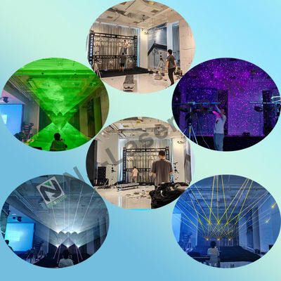 Iluminación de ingeniería láser de grado industrial con clasificación IP65 50 años de vida útil y 0-100% de atenuación
