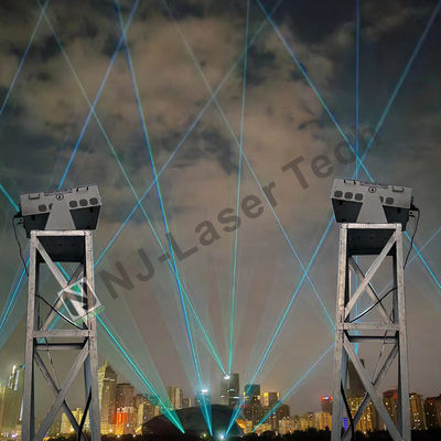Rango de temperatura 10°C-35°C Espectáculo láser brillante con iluminación RGB