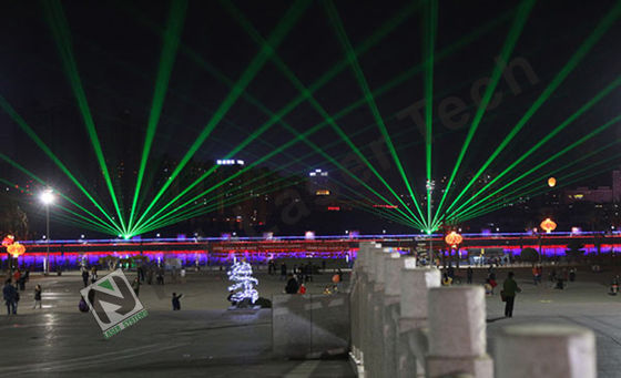 10°C-35°C Impresionante espectáculo de luz láser Perfecto funcionamiento estable para grandes eventos