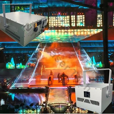 Materiales de alojamiento de aleación de aluminio efecto luces de escenario IP con 100mW efectos dinámicos