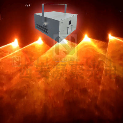 Muestra RGB con frecuencia de pulso láser de 1-50 kHz Refrigeración por aire para iluminación de resorts