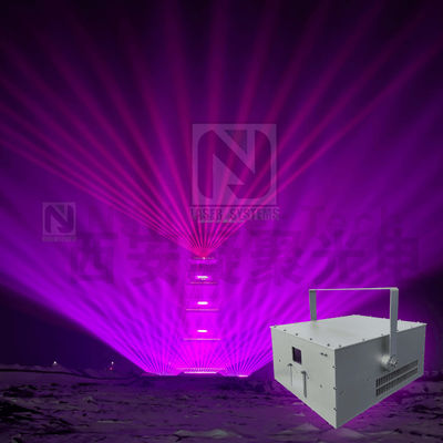 Muestra RGB con frecuencia de pulso láser de 1-50 kHz Refrigeración por aire para iluminación de resorts