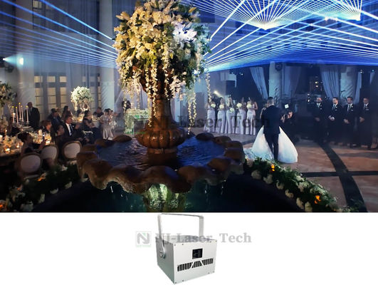 Muestra RGB con frecuencia de pulso láser de 1-50 kHz Refrigeración por aire para iluminación de resorts