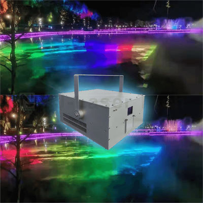 Muestra RGB con frecuencia de pulso láser de 1-50 kHz Refrigeración por aire para iluminación de resorts
