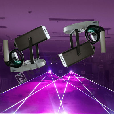 Iluminación de ingeniería láser con modo de control DMX512 de Strobe 1-25Hz y opciones de montaje de soporte colgante para industriales