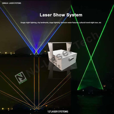 Sistema de escaneo de motor de alta velocidad DJ Disco Luces láser de 100mW para iluminación de club nocturno