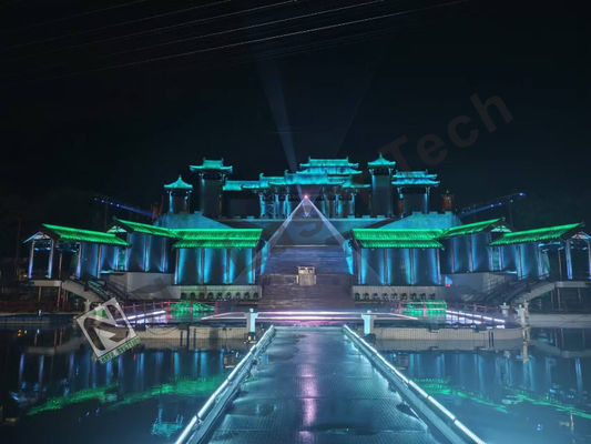 Método de control DMX/RF/Wi-Fi Iluminación cultural y turística con ángulo de haz de 120°