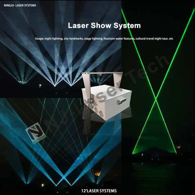 Iluminación de ingeniería láser con modo de control DMX512 de Strobe 1-25Hz y opciones de montaje de soporte colgante para industriales