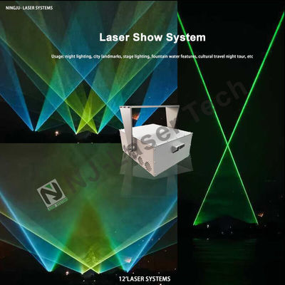 15W-30W Luz láser Solución láser compacta y potente para el corte láser de velocidad con longitud de onda R-638nm G-525nm B-455 Nm
