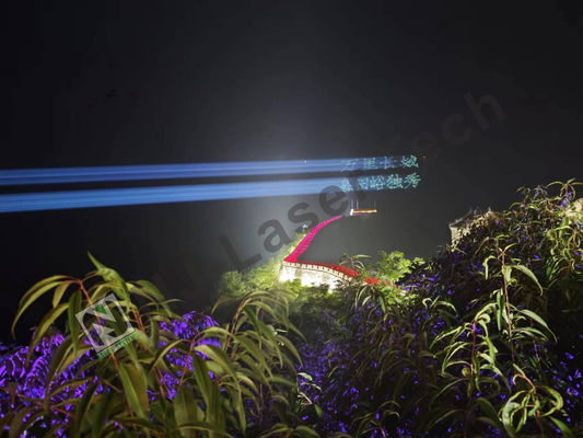 Sistema de iluminación láser personalizable con Strobe 1-25Hz y certificaciones RoHS