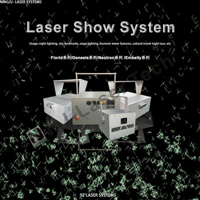 1000mW Laser Show con módulo de escáner XY de alta velocidad y sistema de enfriamiento
