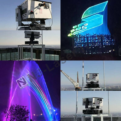 Iluminación de ingeniería láser de grado industrial con clasificación IP65 50 años de vida útil y 0-100% de atenuación