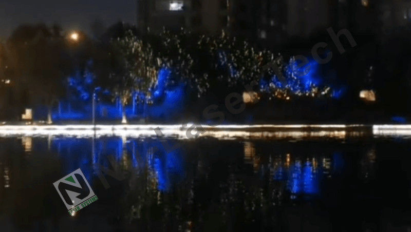 Control remoto Fuente de luz LED Iluminación de fuente láser para exhibición decorativa