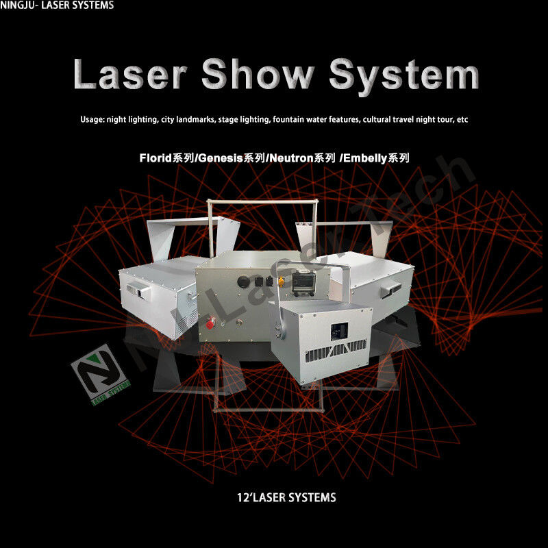 Iluminación de ingeniería láser profesional -20°C a 40°C Strobe 1-25Hz para espectáculos de escenario